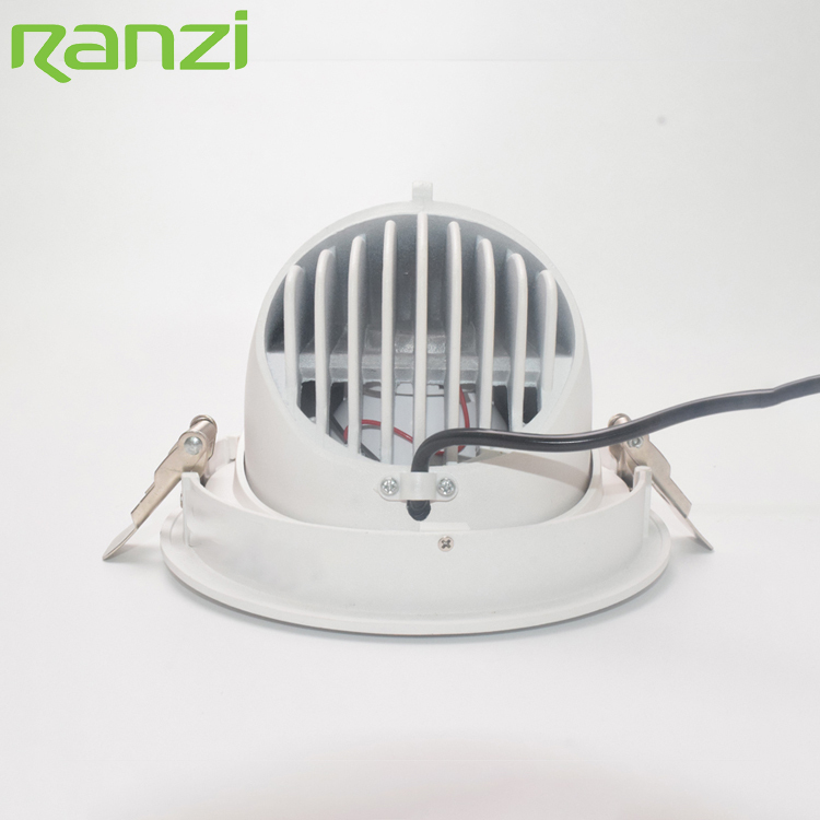 Wholesale Hotel Ceiling Spotlights Recessed Adjustable Flicker Free LED COB Downlight