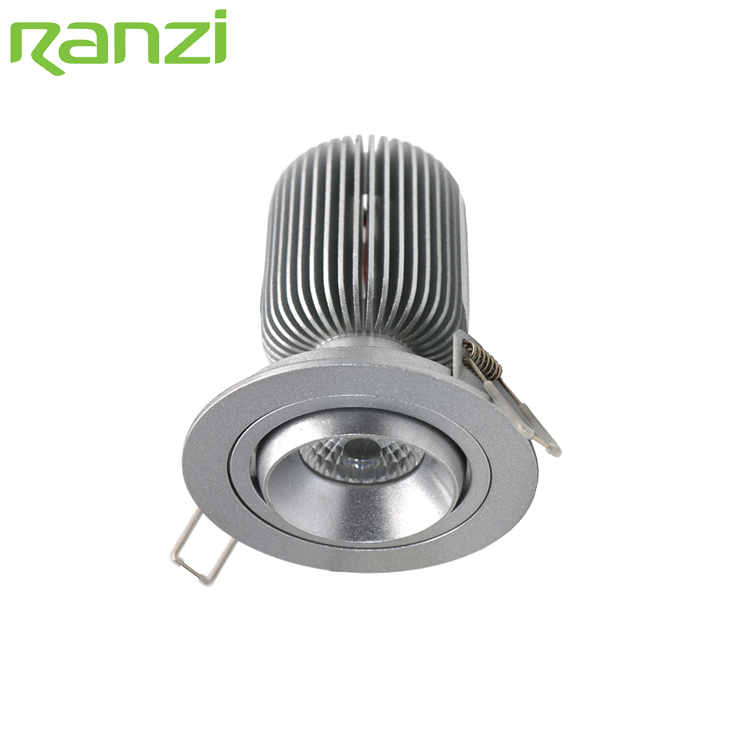 Cheap Price Sale Hotel Commercial Lighting 20W Anti Glare Adjustable COB LED Spotlight Downlight