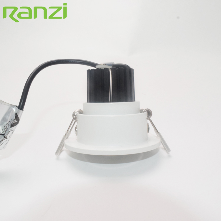 Mini Size Housing Lighting Round Recessed Adjustable Dimmable 3W COB LED Downlight