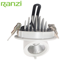 Villa 4 Inch 7W 6000K Aluminum Adjustable Antiglare LED Recessed Ceiling Down Spot Light