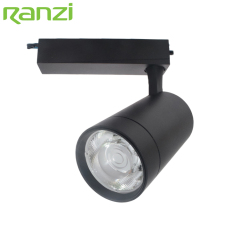 Track Rail System Lighting Fxiture Aluminum Adjustable Flicker Free 15W 20W LED Track Spot Light For Museum