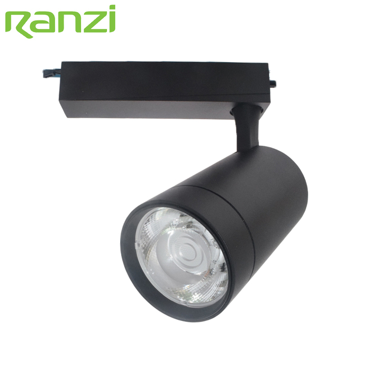 Track Rail System Lighting Fxiture Aluminum Adjustable Flicker Free 15W 20W LED Track Spot Light For Museum