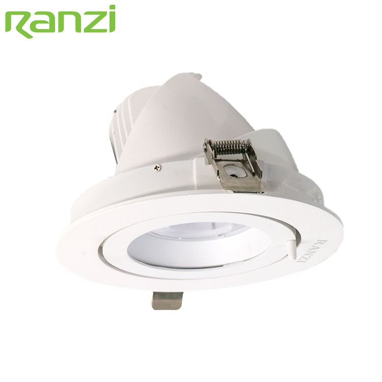 Wholesale Hotel Ceiling Spotlights Recessed Adjustable Flicker Free LED COB Downlight