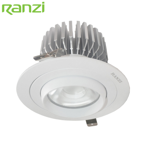 2021 New Arrival 4.5 Inch 35W Round Shape Antiglare COB LED Concealed Down Spot Light For Hotel