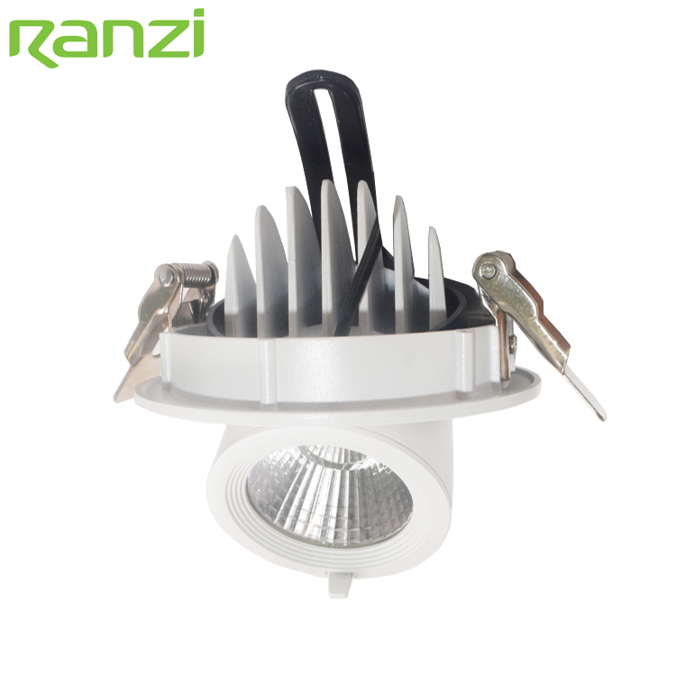 Villa 4 Inch 7W 6000K Aluminum Adjustable Antiglare LED Recessed Ceiling Down Spot Light