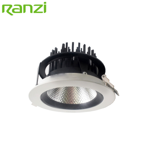 Hotel Commercial Ceiling Spot Lighting Die-casting Aluminum Housing COB LED Downlight With Dali Driver