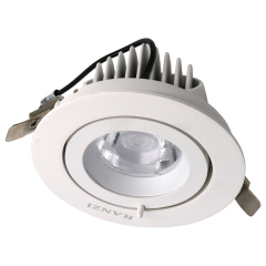 Wholesale Hotel Ceiling Spotlights Recessed Adjustable Flicker Free LED COB Downlight