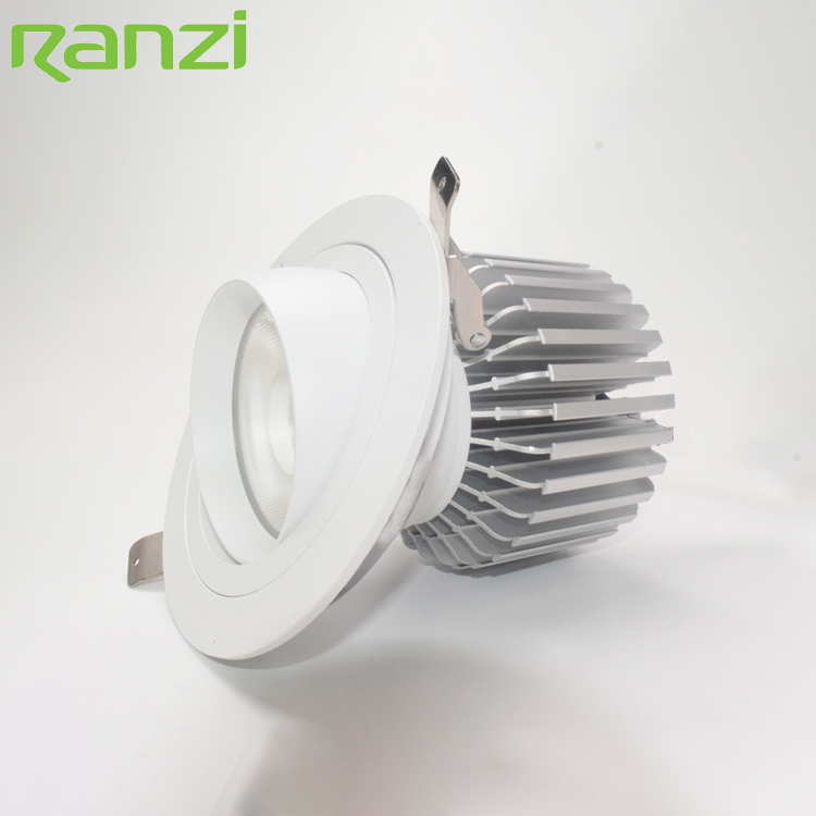 Commercial Lighting Fixture Aluminum 12W 18W 30W Recessed LED Ceiling Spot Light