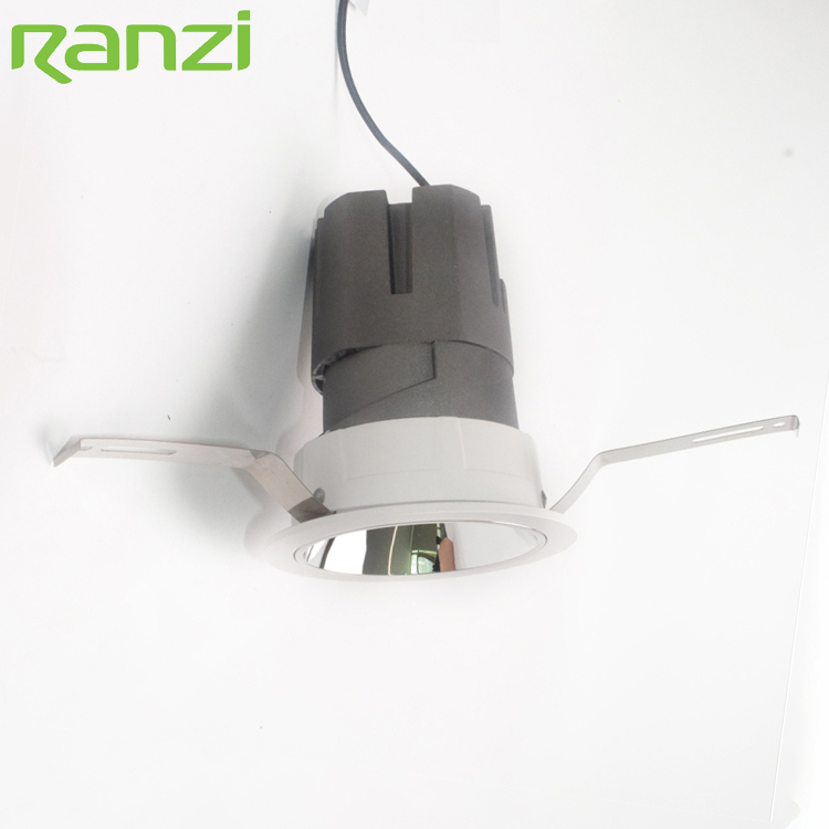 Commercial Hotel Lighting Fixture Aluminum Recessed Anti Glare Flicker Free LED Wall Washer Downlight