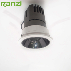 Wholesale Low UGR 3.5 Inch 10W Adjustable Aluminum LED COB Wall Wahser Downlight For Hotel Museum