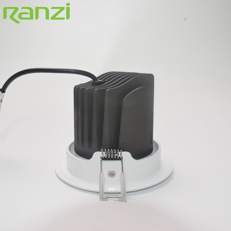 High Lumen Commercial Lighting Aluminum Anti Glare 15W COB Recessed LED Downlight For Hotel