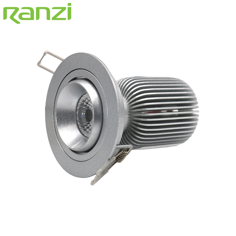 Cheap Price Sale Hotel Commercial Lighting 20W Anti Glare Adjustable COB LED Spotlight Downlight