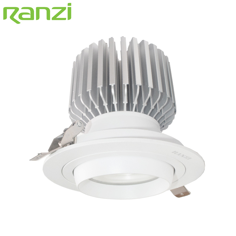 Commercial Lighting Fixture Aluminum 12W 18W 30W Recessed LED Ceiling Spot Light