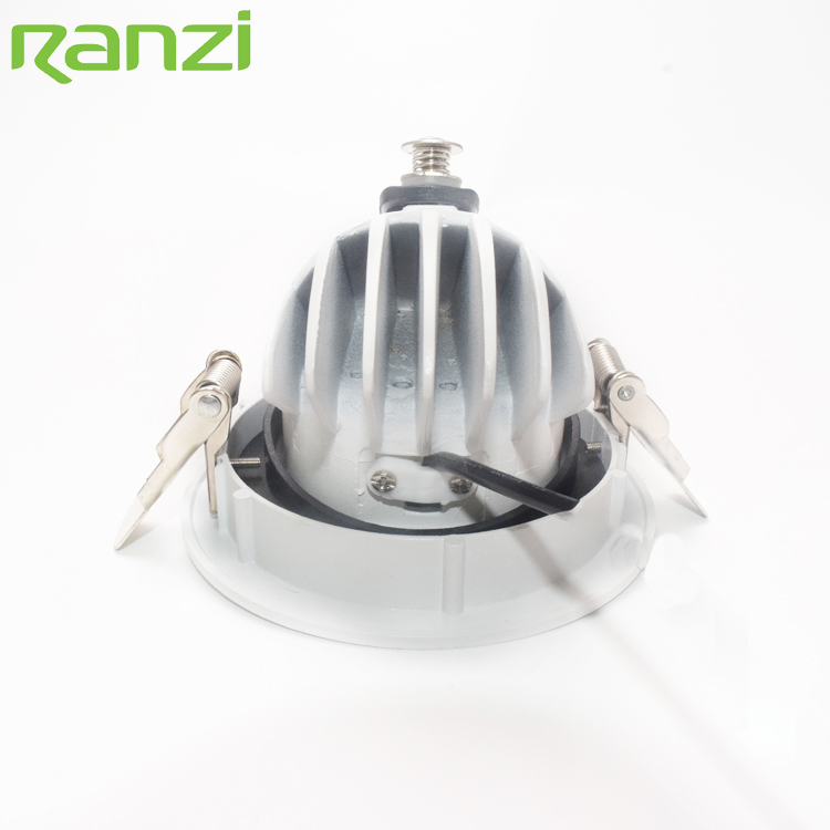 Villa 4 Inch 7W 6000K Aluminum Adjustable Antiglare LED Recessed Ceiling Down Spot Light