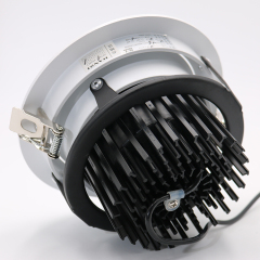 CE Certificated Aluminum 36 Degree Beam Angle 4000K Flicker Free COB LED Ceiling Downlight
