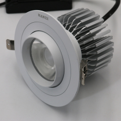2021 New Arrival 4.5 Inch 35W Round Shape Antiglare COB LED Concealed Down Spot Light For Hotel