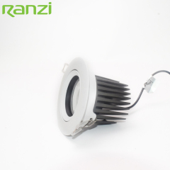 High Lumen Commercial Lighting Aluminum Anti Glare 15W COB Recessed LED Downlight For Hotel