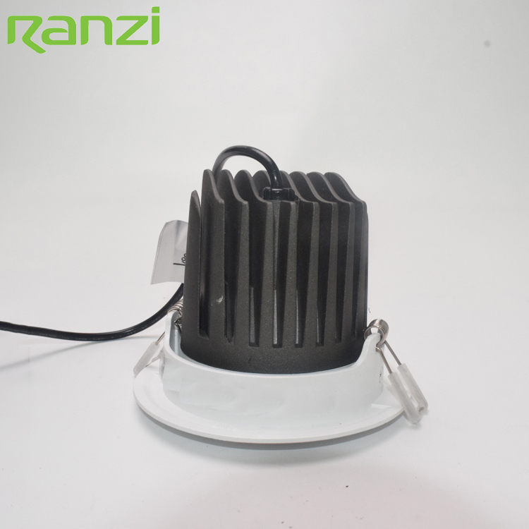 High Lumen Commercial Lighting Aluminum Anti Glare 15W COB Recessed LED Downlight For Hotel