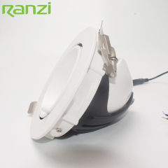 Round cut-out 150mm led down light Aluminum Body Spot Light 25W 30W 35W Adjustable Wall washer downlight LED Recessed Down Light