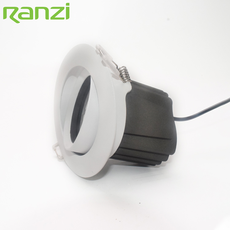 High Lumen Commercial Lighting Aluminum Anti Glare 15W COB Recessed LED Downlight For Hotel