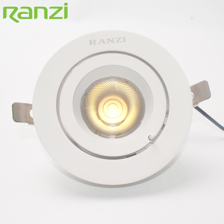Wholesale Hotel Ceiling Spotlights Recessed Adjustable Flicker Free LED COB Downlight