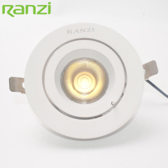 Wholesale Hotel Ceiling Spotlights Recessed Adjustable Flicker Free LED COB Downlight