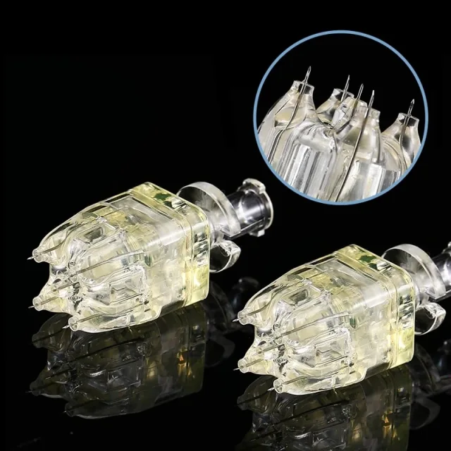 Noba Korea Crystal 5pin Multi Needle for Meso Injector Standartd Universal Syringe 32G 1.2mm & 1.5mm