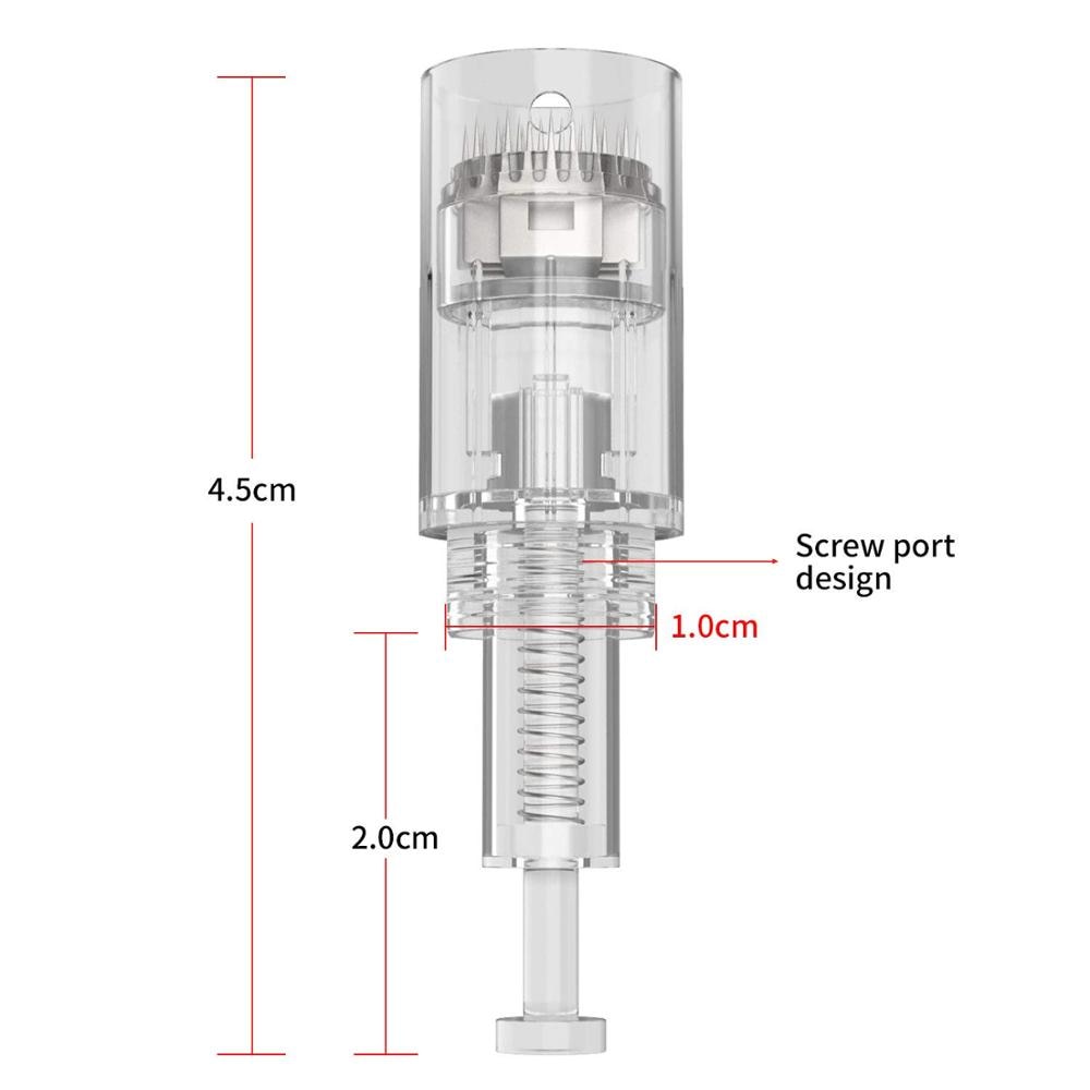 Blue Red LED Therapy Derma Microneedling Pen