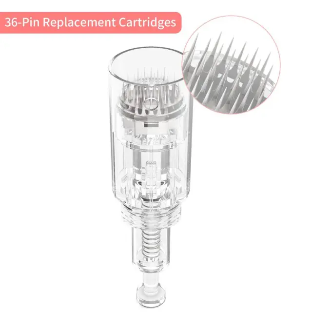Blue Red LED Therapy Derma Microneedling Pen