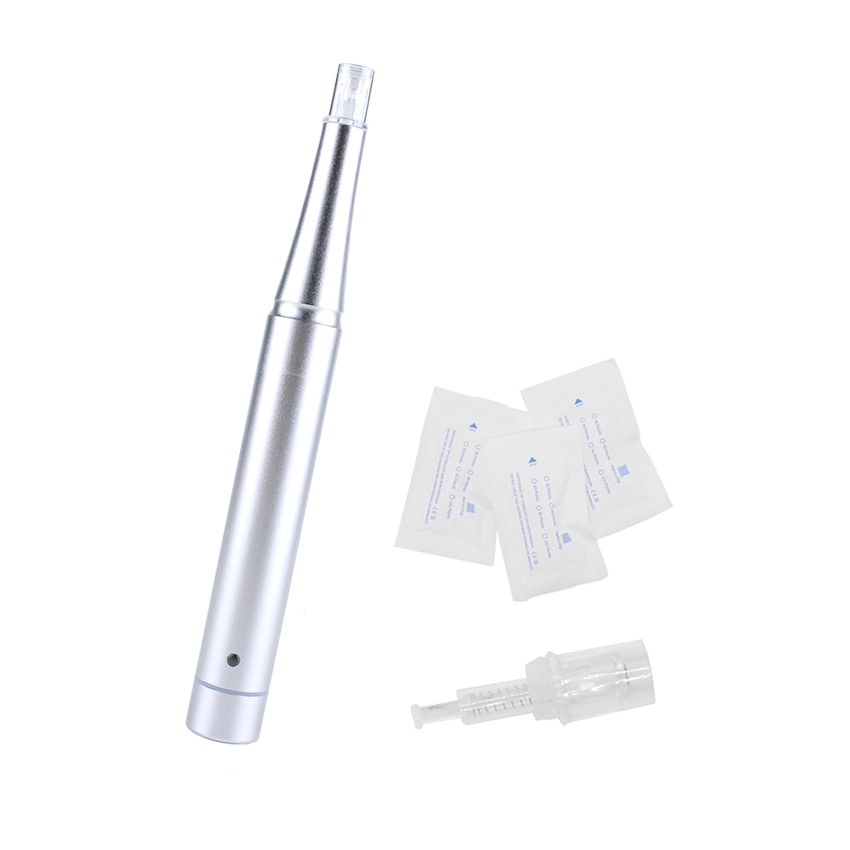 GloPen NP1 Silicon Nano Needling Derma Pen with Rezenerate Tech Micro Needle Nano Catridge
