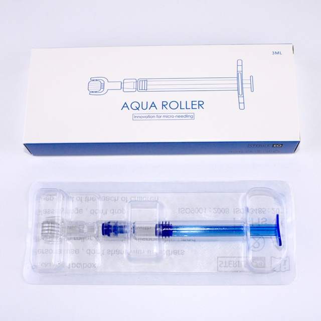 Micro 72 Needles Derma Roller Ampoules Syringe Microneedling 3ML Hydra Serum Applicator