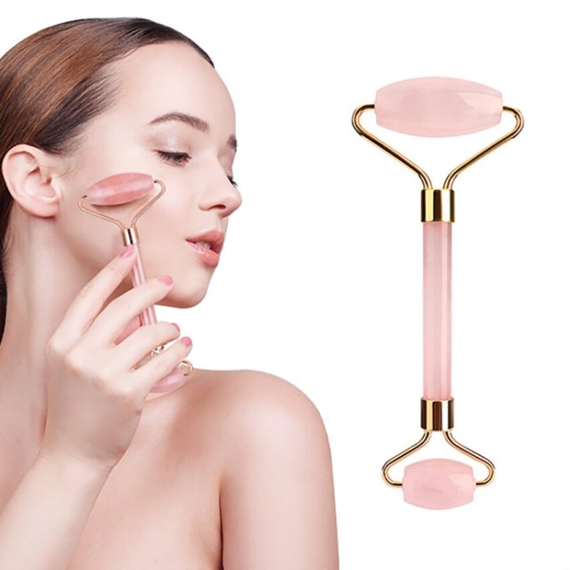 2021 new arrivals anti-aging face Lifting skin care handheld jade roller facial gua sha tool