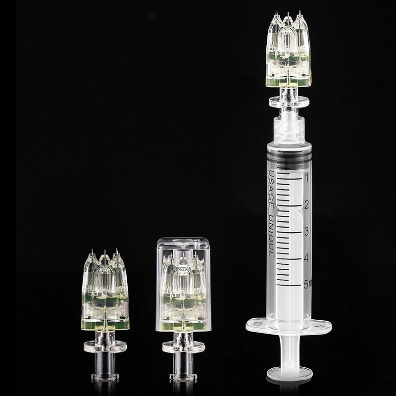 Crystal 5pin Multi Needle for Meso Injector Standartd Universal Syringe 32G w 1.5mm