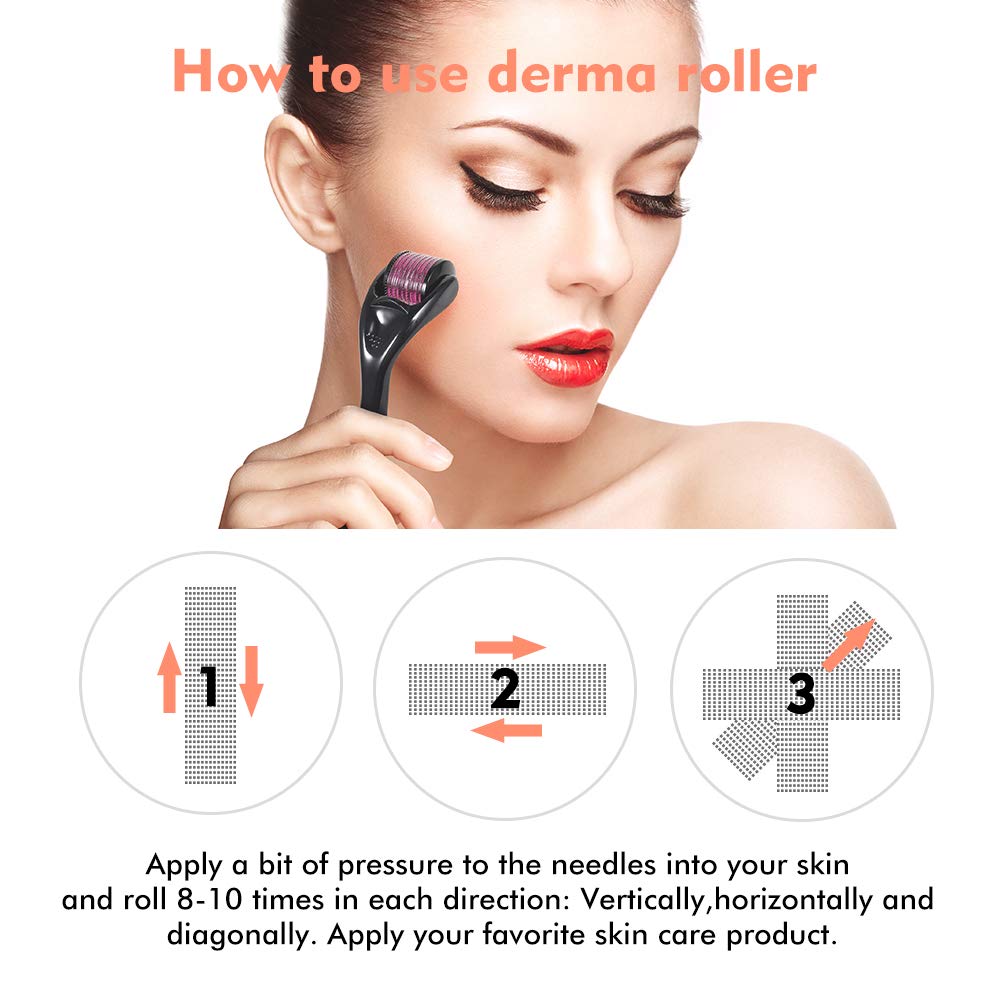 540 Titanium Micro Needles Derma Roller