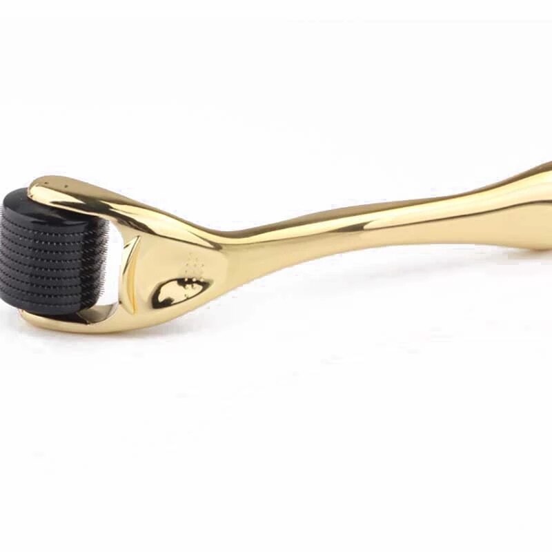 Micro Needle 540 Roller Derma Roller Dermaroller Titanium Hair Regrowth Beard Growth Anti Hair Loss Treatment Thinning Receding.