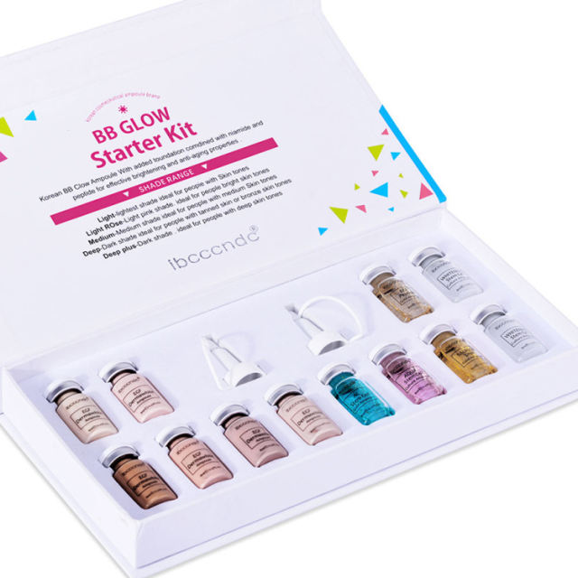 EGF DermaWhite  Skin Booster Ampoule Meso White Starter Kit BB Ampoule Serum Cream Kit