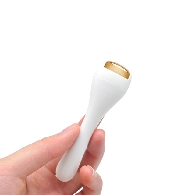 China manufacturer Ridoki Gold Roller for Eyes Skin Tightening Anti-wrinkle Massage Roller