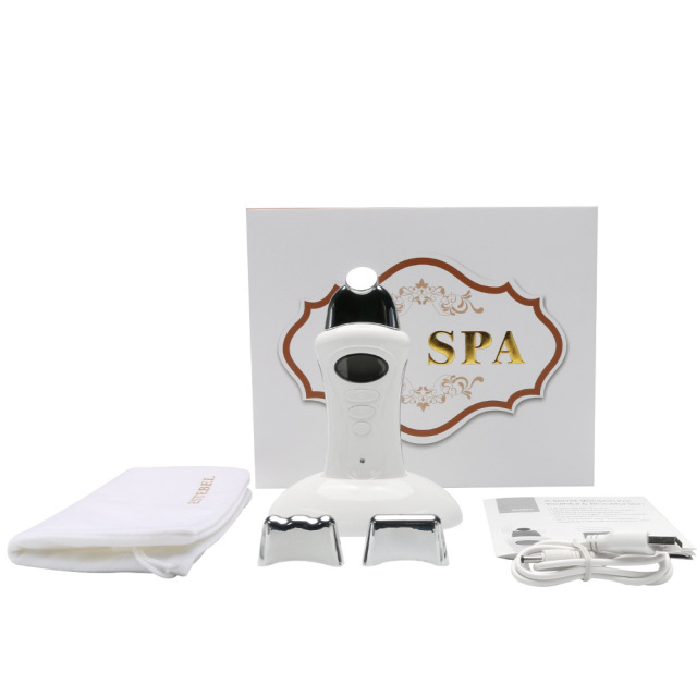 Handheld bio Microcurrent Skin Beauty Device Galvanic Spa with 3 Probes for Face Body Eyes