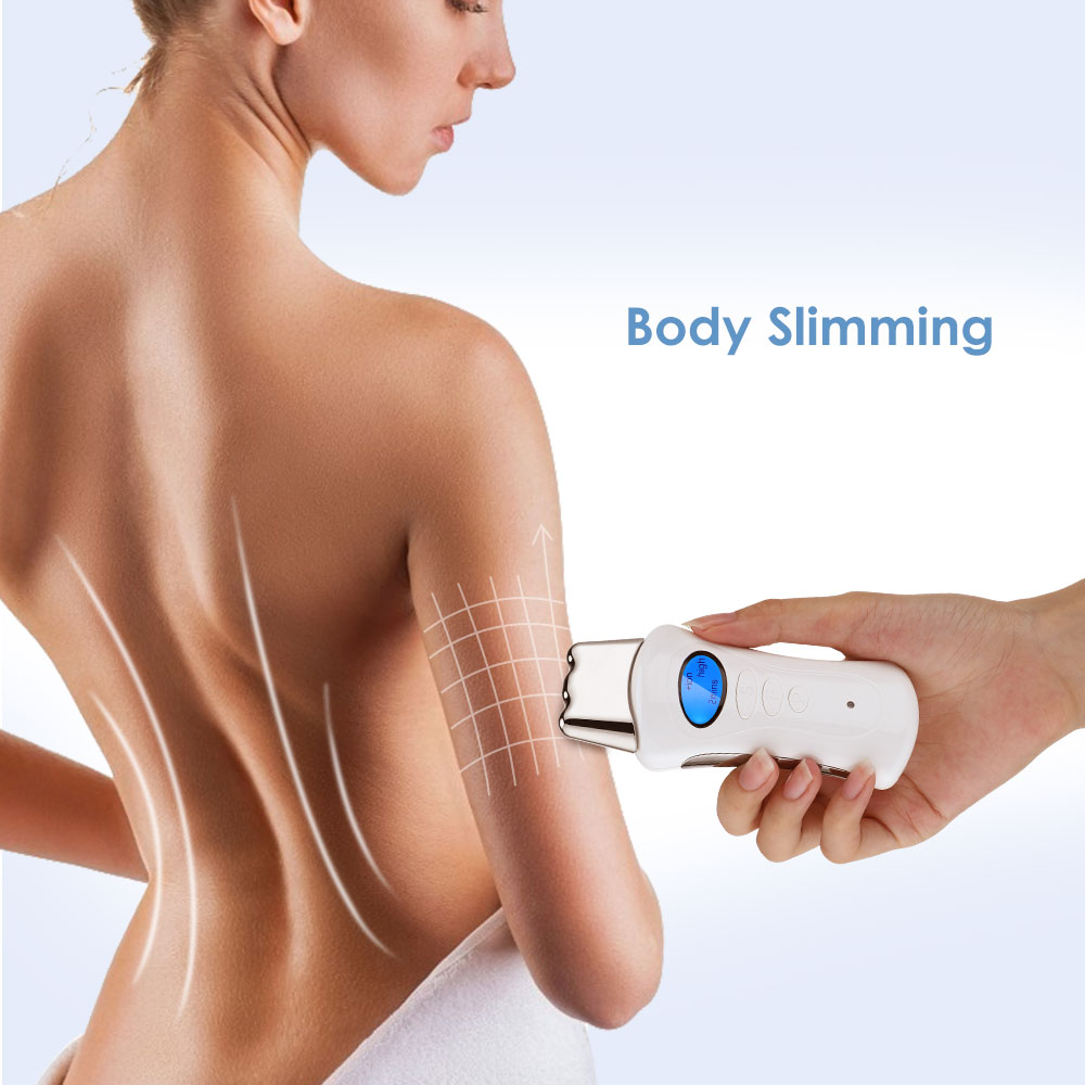 Handheld bio Microcurrent Skin Beauty Device Galvanic Spa with 3 Probes for Face Body Eyes