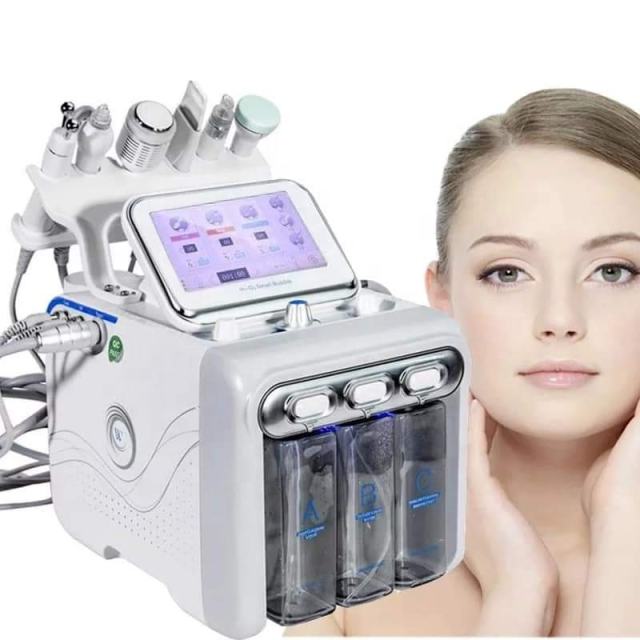 6 in 1 W05X Hydra Dermabrasion Small Bubble Hydra-facials Deep Cleaning Machine
