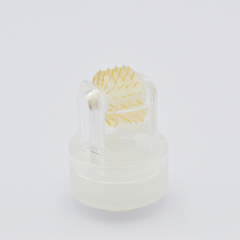 2022 New Arrivals 33G 0.2mm 64 Gold Tips Hydra Roller Microneedle Derma Roller System Skin Care Bottle