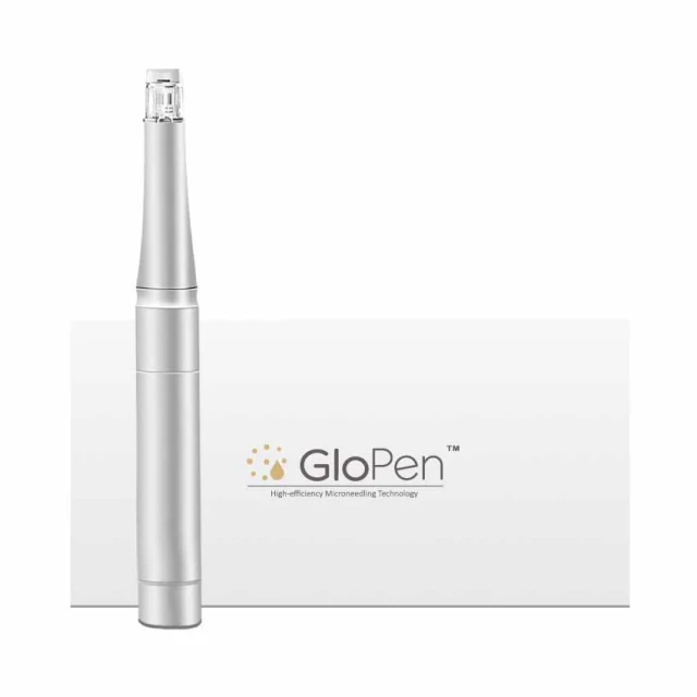 GloPen Silicon Nano Needling Derma Pen with Rezenerate Tech Micro Needle Catridge