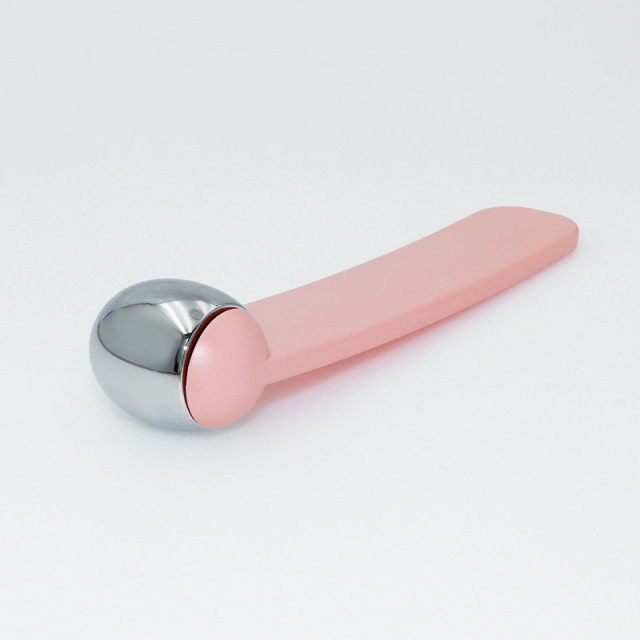 China Factory Custom Solid Stainless Steel ICE Cooling Roller Face Globes Massager Firm Skin