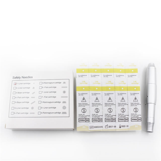 PMU Safety Tattoo Needle Cartridge for BioEvolution 1-3-5-7 Liner 0,30HR