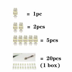 Nanosoft Fillmed Microneedles Filorga 34G Nanosoft Needle 3pin 0.6mm for Anti Aging Around Eyes and Neck Lines