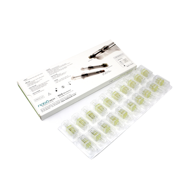 Nanosoft Fillmed Microneedles Filorga 34G Nanosoft Needle 3pin 0.6mm for Anti Aging Around Eyes and Neck Lines