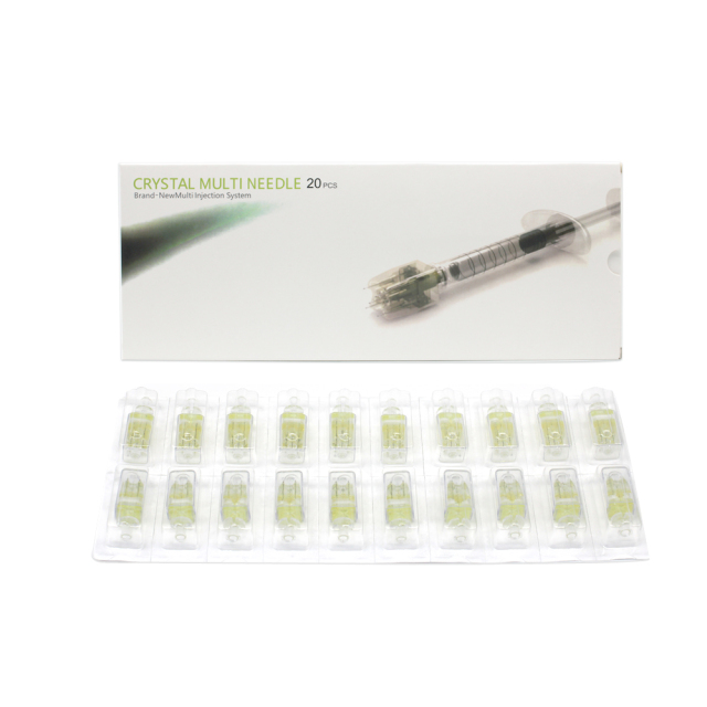 Nanosoft Fillmed Microneedles Filorga 34G Nanosoft Needle 3pin 0.6mm for Anti Aging Around Eyes and Neck Lines