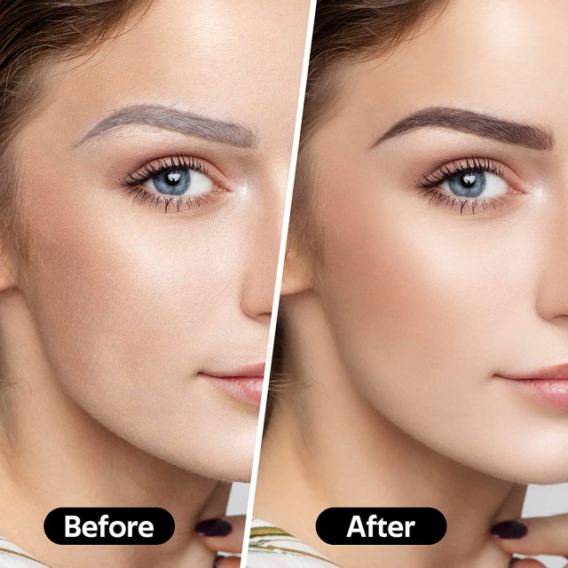 Aluminum Handle Micro Needles Brow Beard Hair Grooming Growth Tool Derma Roller Eyebrows tool