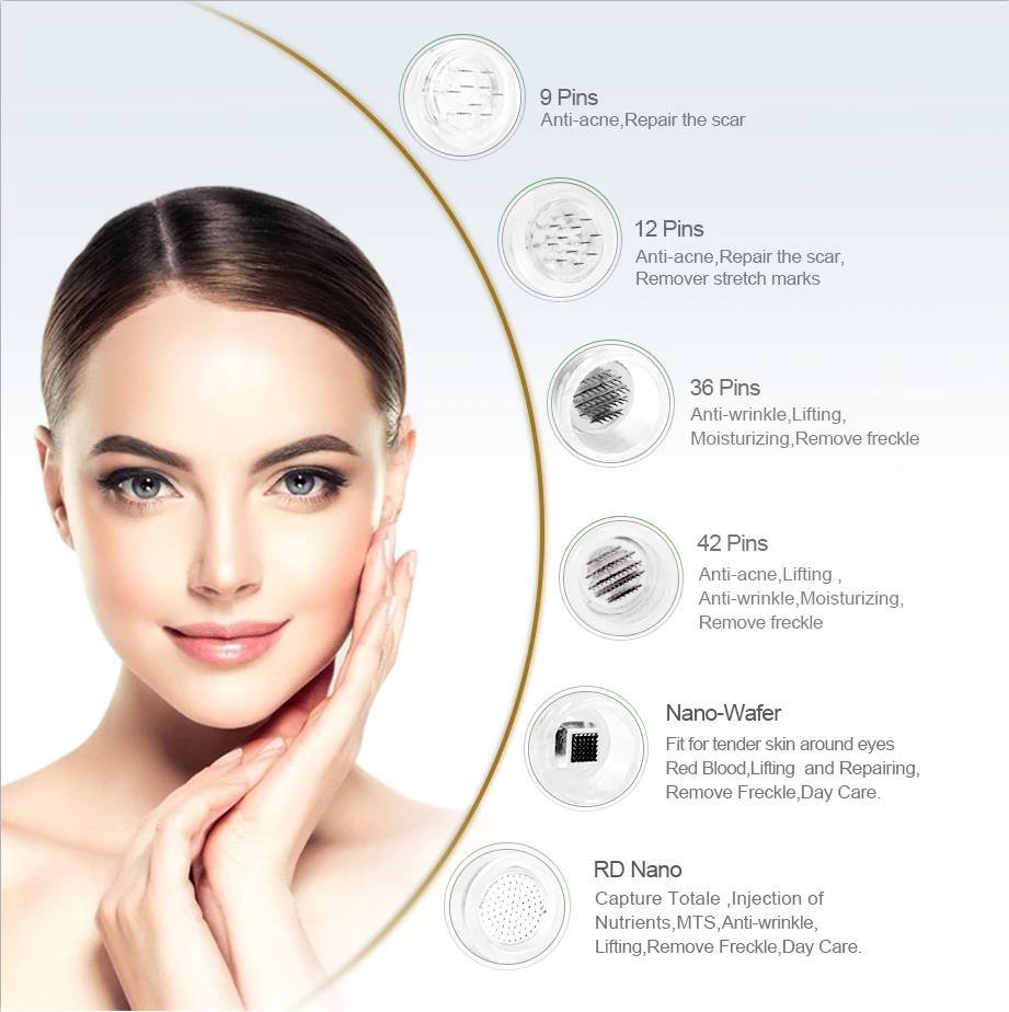 2 In 1 Main Powered and Battery Powerd Microneedling Dr Derma Pen with Medical CE FDA