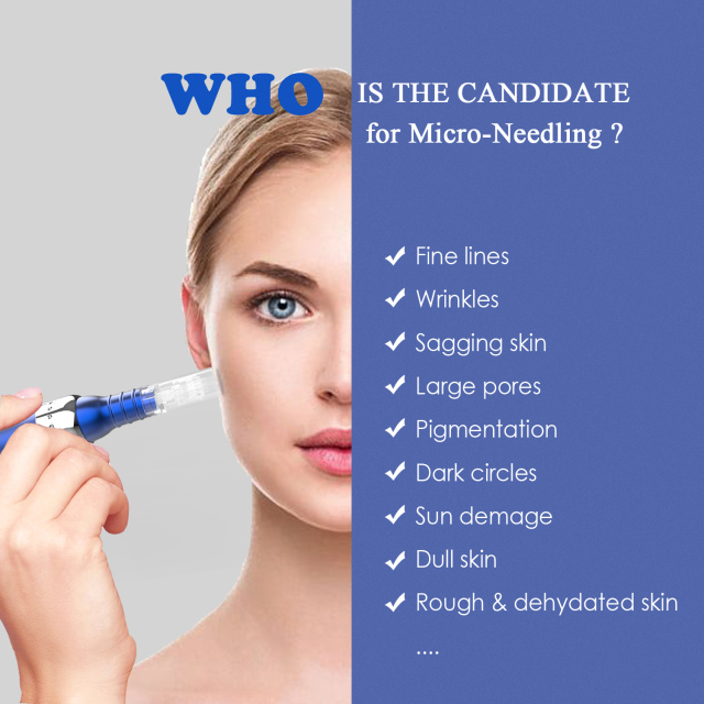 OEM Custom Blue SkinPen Microneedling Dr DermaPen